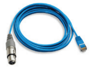 Afbeelding van Angry Audio RJ45 Male naar één XLR3 Female 1,8m adapter kabel